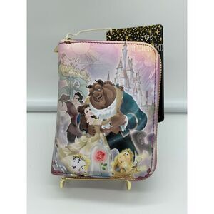 Loungefly Disney Beauty and the Beast Portrait Zip Wallet